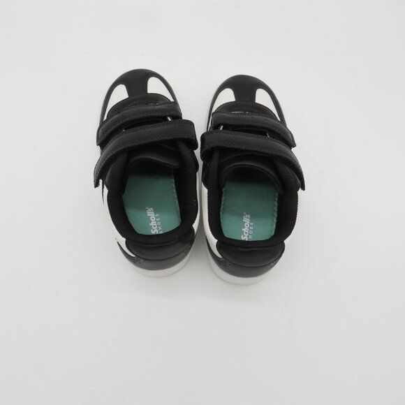 Dr Scholls Black & White Kids Sneakers Faux Leather Upper Size 10 NEW - Picture 6 of 8